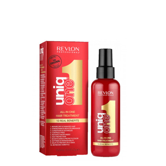 Мултифункционален подхранващ спрей 10 в 1 с класически аромат REVLON PROFESSIONAL Uniq ONE Hair Treatment Original 150ml