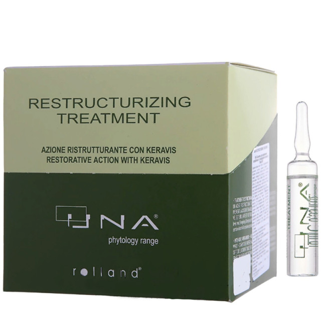 Възстановяващи ампули за активна грижа Rolland UNA Restructurizing Treatment 12х10ml