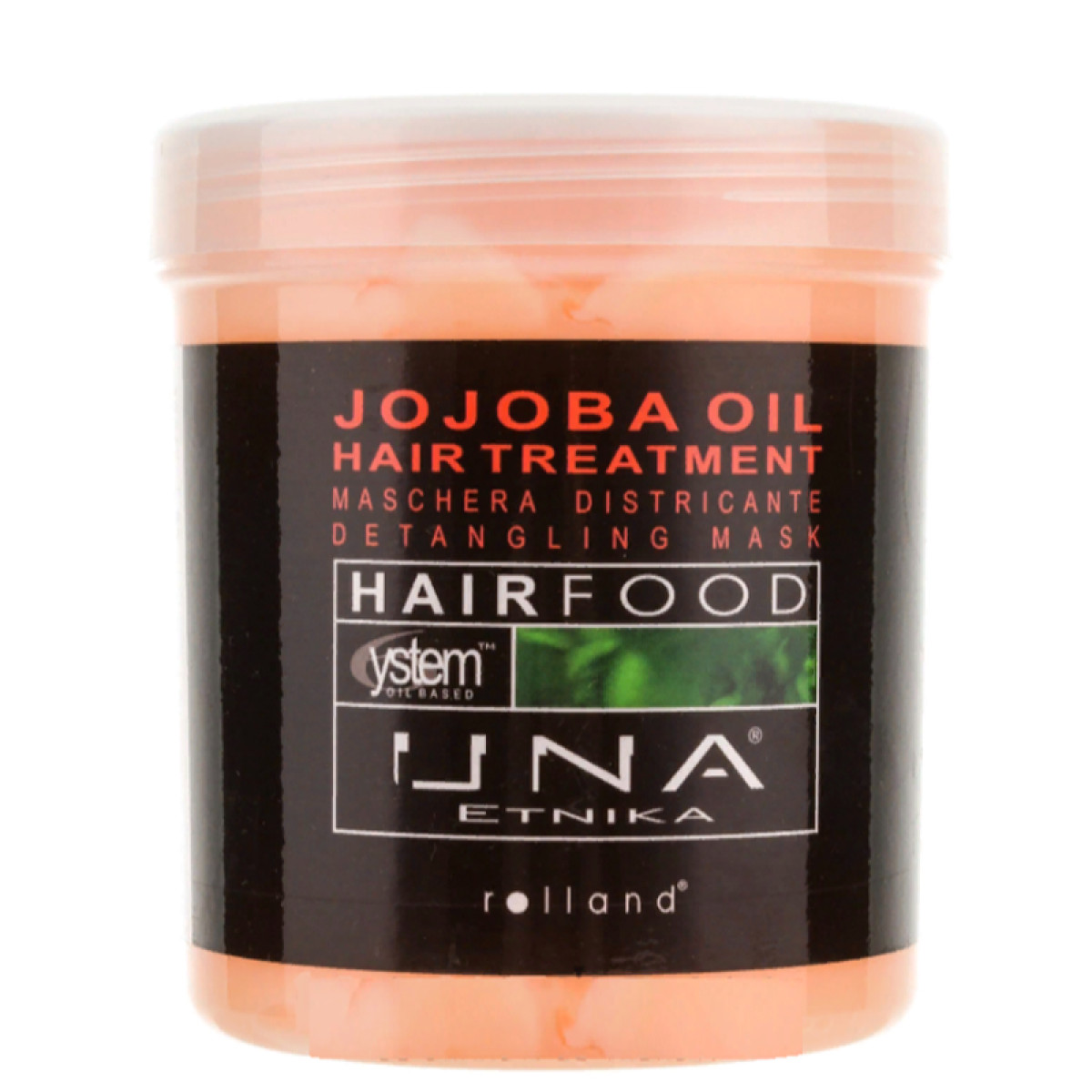 Маска за къдрава коса с жожоба Rolland UNA Hair Food Jojoba Detangling Mask 1000ml