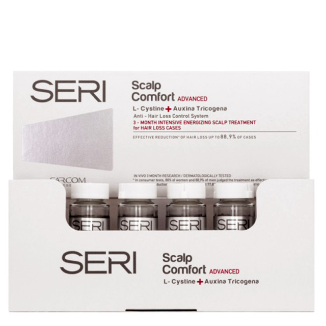 Ампули против косопад и стимулиращи растежа SERI Scalp Comfort Treatment 12x10ml