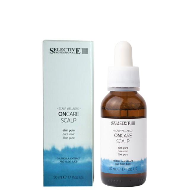 Успокояващ регенериращ чист елексир за всеки тип коса и скалп Selective Professional ONcare Scalp Pure Elixir 50ml