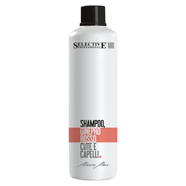 Шампоан за коса с мазни корени и сухи краища Selective Professional Artistic Flair Red Juniper Shampoo 1000ml