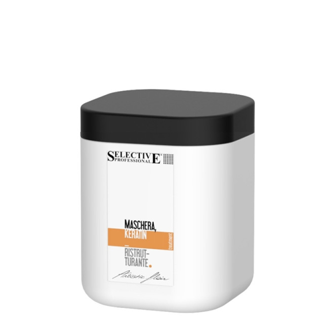 Реструктурираща маска с кератин за увредена и изтощена коса Selective Professional Artistic Flair Keratin Restrutturante Mask 1000ml