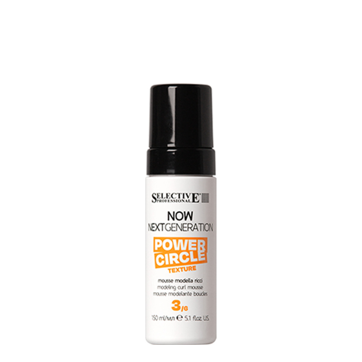 Еко мус за придаване на обем и оформяне на къдрици Selective Professional NOW Next Generation Power Circle 150ml