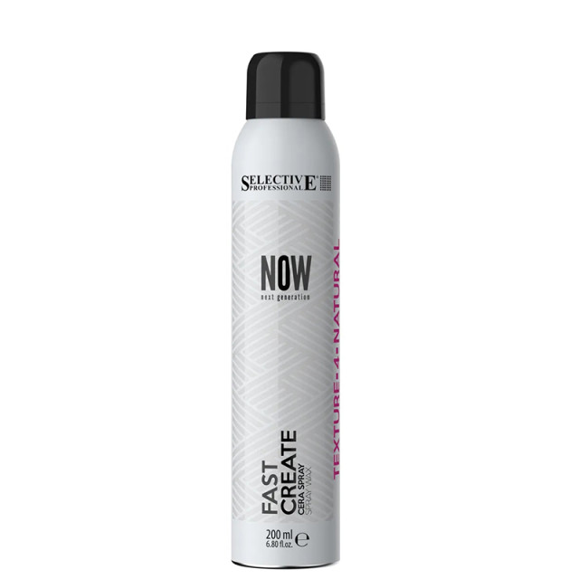 Спрей-вакса за текстура и дефиниция Selective Professional NOW Next Generation Fast Create Spray Wax 200ml