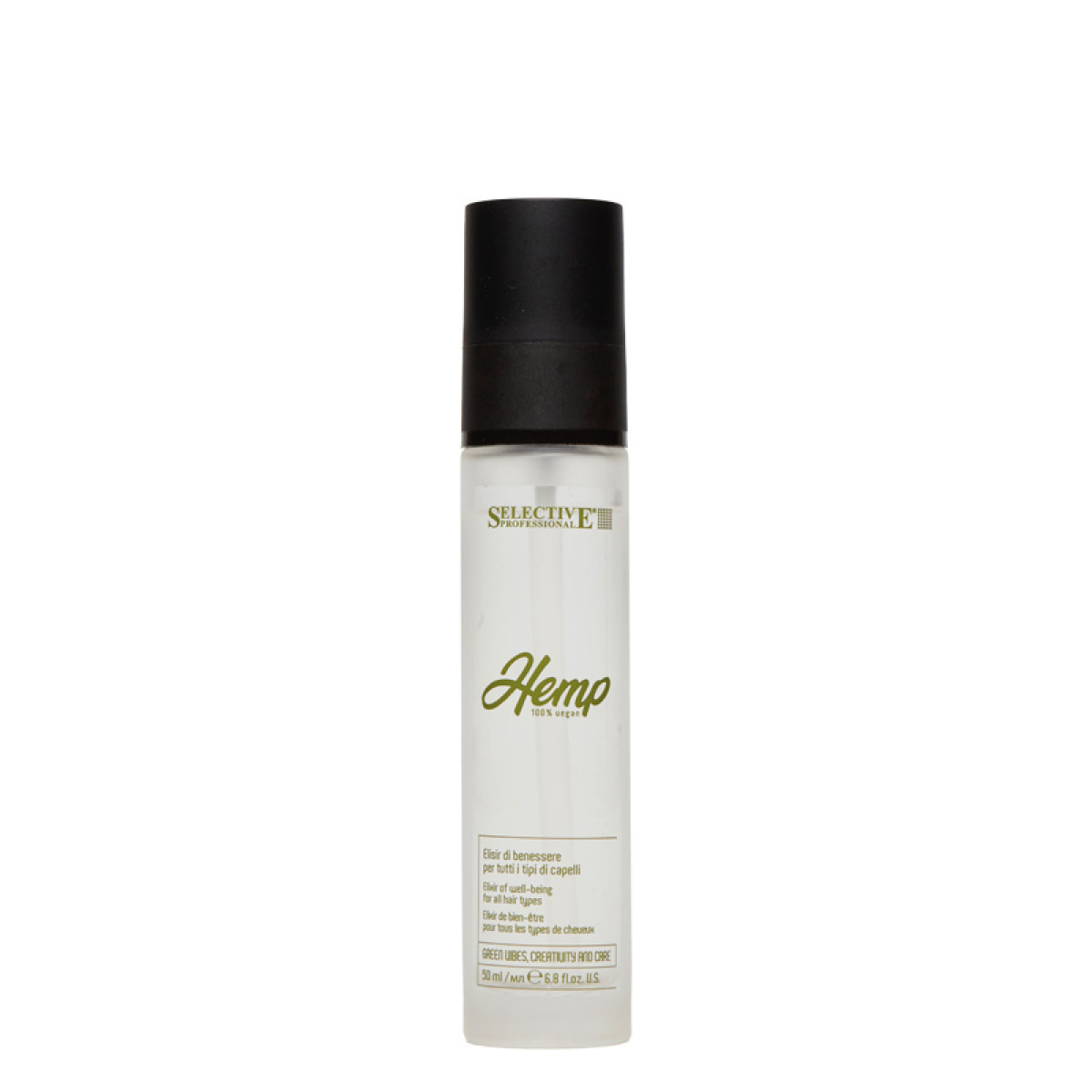Подхранващ еликсир с конопено масло за всеки тип коса Selective Professional  Hemp Sublime  Ultimate Luxury Elexir 50ml