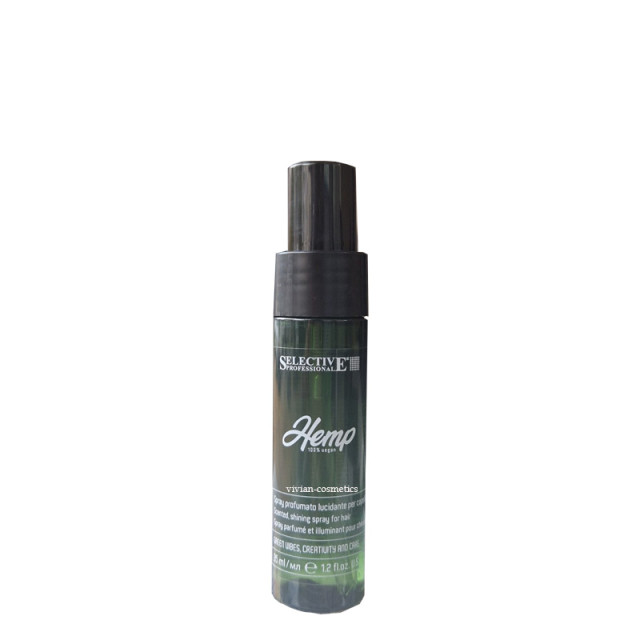 Парфюмен спрей за блясък на косата Selective Professional Hemp Shining Spray 35ml