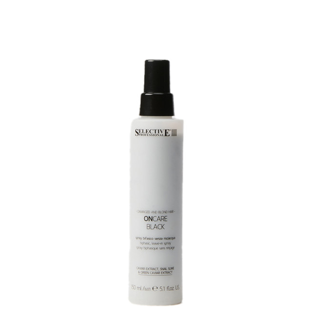 Двуфазен спрей без отмиване Selective ONCARE Black Spray 150ml