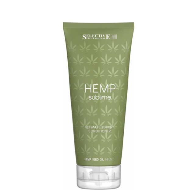Хидратиращ балсам за суха и изтощена коса Selective Professional Hemp Sublime Ultimate Luxury Conditioner 200ml