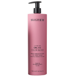 Подхранващ шампоан за запазване цвета на боядисаната коса Selective ON Care Color Block Shampoo 1000ml 