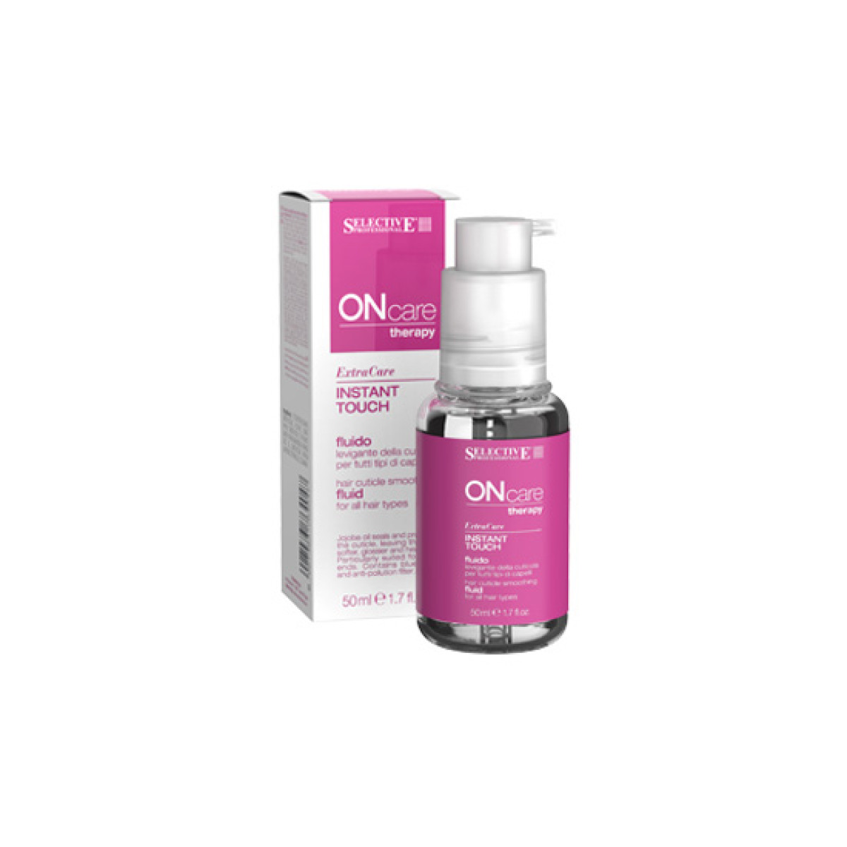 Изглаждащ флуид с масло от жожоба  Selective Professional  ONcare Therapy ExtraCare Instant Touch Fluid 50ml