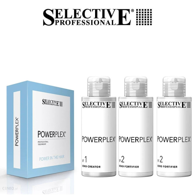 Терапия за защита на косата при боядисване и технически процедури Selective Professional  POWERPLEX 100ml+200ml