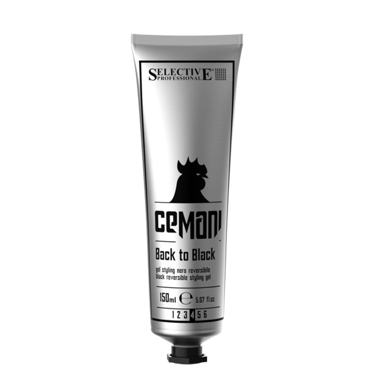 Гел, придаващ естествен черен цвят на косата Selective Professional Cemani Back to Black 150ml