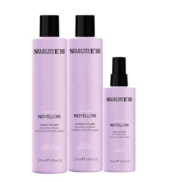 Матиращ комплект за неутрализиране на жълти оттенъци Selective Professional No Yellow 