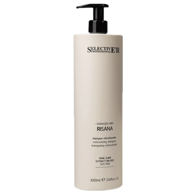 Възстановяващ шампоан за увредена и стресирана коса Selective Risana Shampoo 1000ml