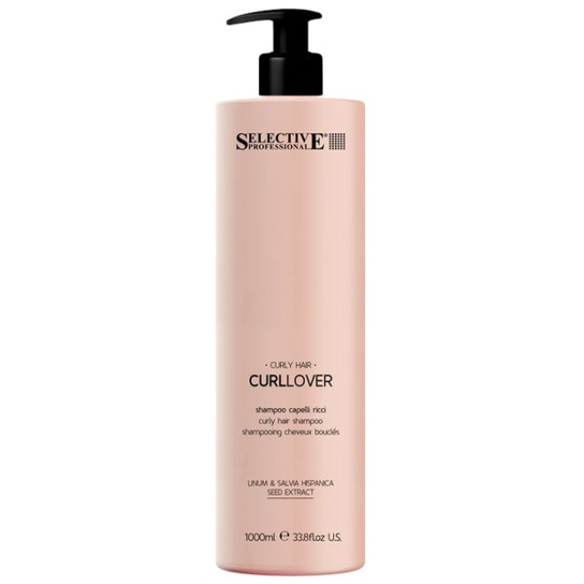 Подхранващ шампоан за къдрава коса Selective CURLLOVER Shampoo 1000ml