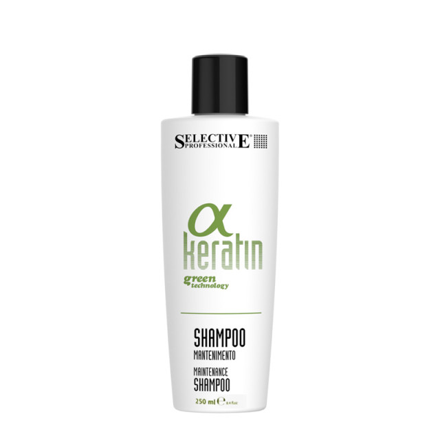 Поддържащ шампоан за идеално гладка коса Selective α-Keratine Maintainance Shampoo 250ml