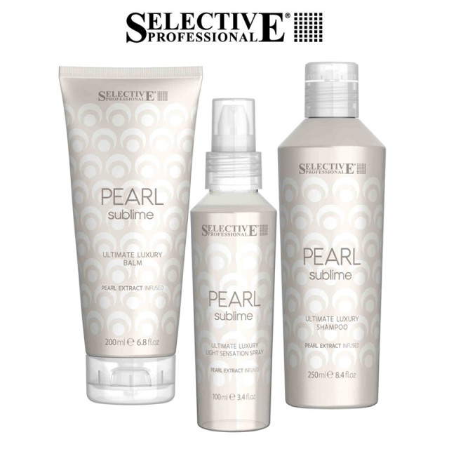Комплект за луксозен блясък на руса коса Selective Professional Pearl Sublime Ultimate Luxury