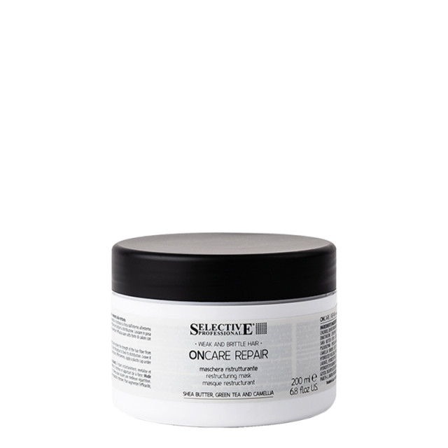 Възстановяваща маска за увредена и накъсана коса Selective On Care Repair Mask 200ml 
