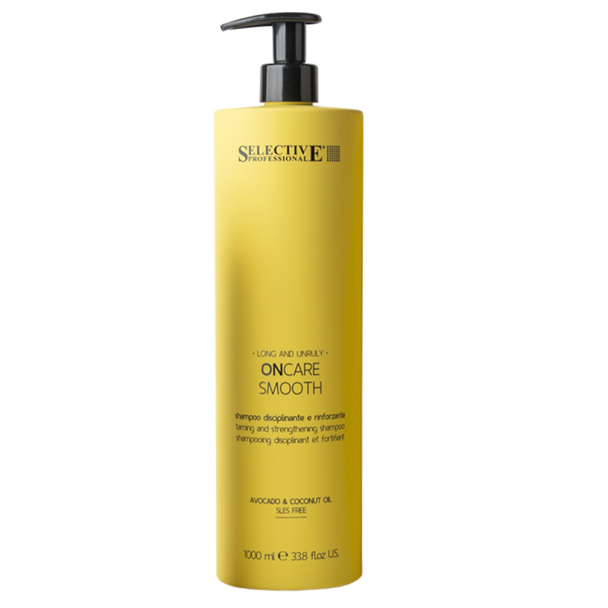 Заглаждащ шампоан за суха и непокорна коса Selective On Care Smooth Shampoo 1000ml
