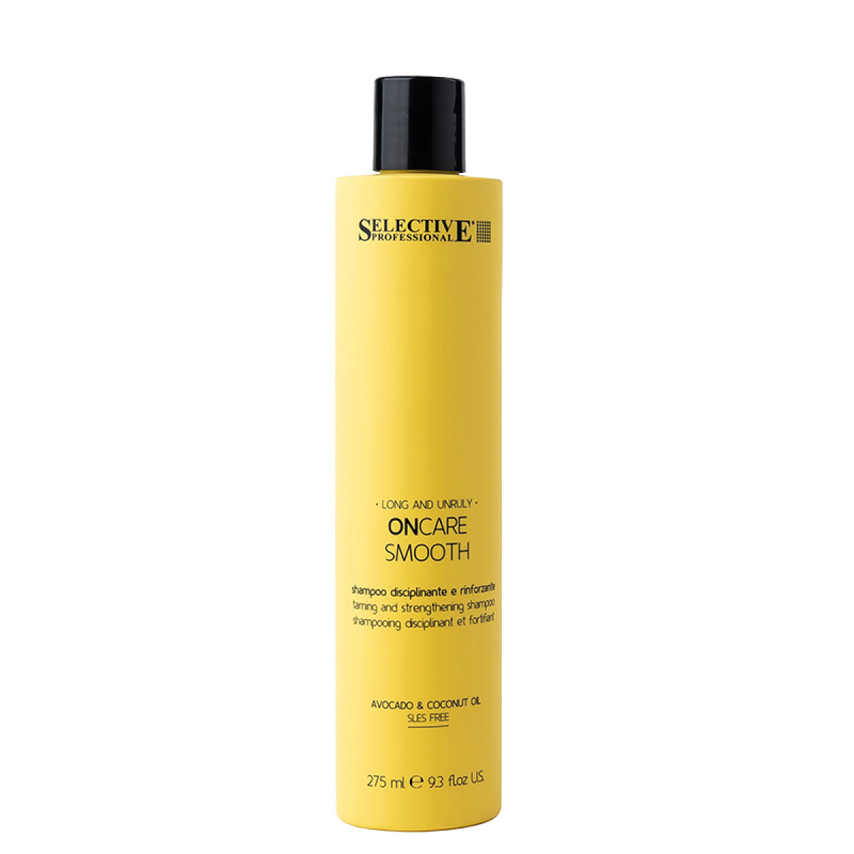 Заглаждащ шампоан за суха и непокорна коса Selective On Care Smooth Shampoo 275ml 