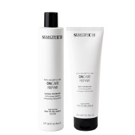 Възстановяващ комплект шампоан и балсам за увредена и накъсана коса Selective On Care Repair 275/250ml