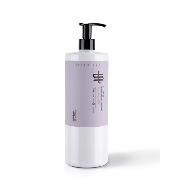 Подхранващ шампоан с ламиниращ ефект за всеки тип коса Faipa Seta  Lino Shampoo 1000ml