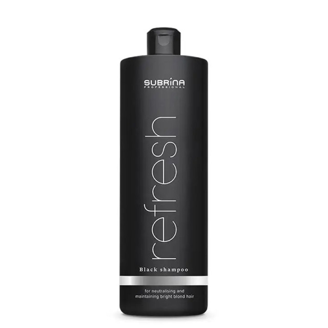 Черен шампоан за руса коса Subrina Professional Refresh Black Shampoo 250ml