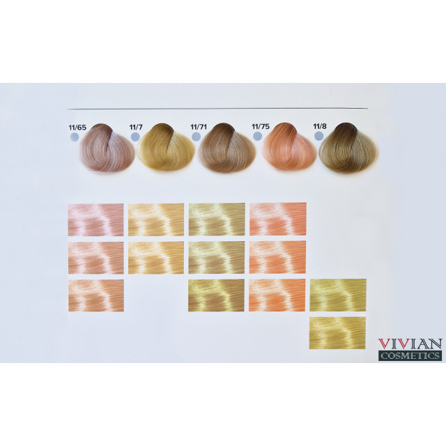 Супер изсветляваща трайна боя за коса с течни кристали и арган Subrina Professional Permanent Highlift Hair Colour Cream 100ml