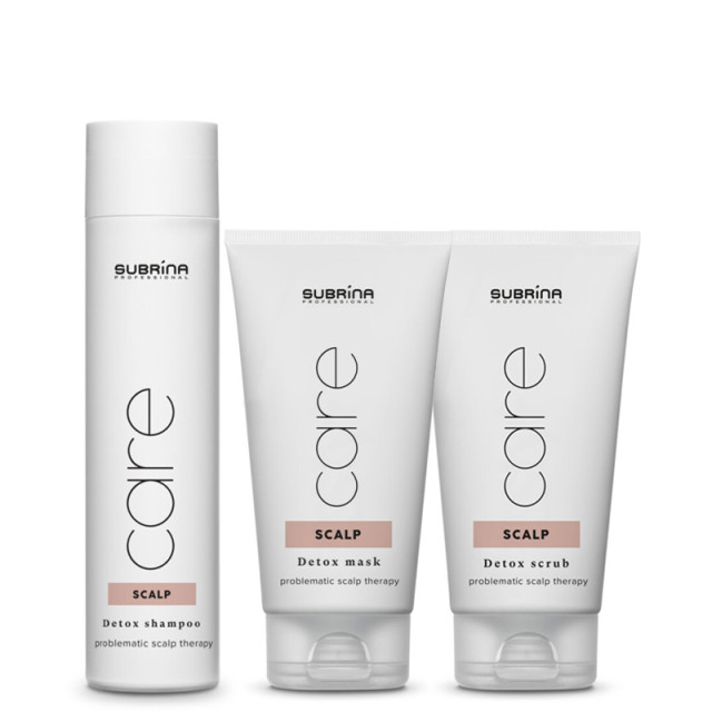 Детоксикиращ комплект за проблемен скалп Subrina Professional Care Scalp Detox