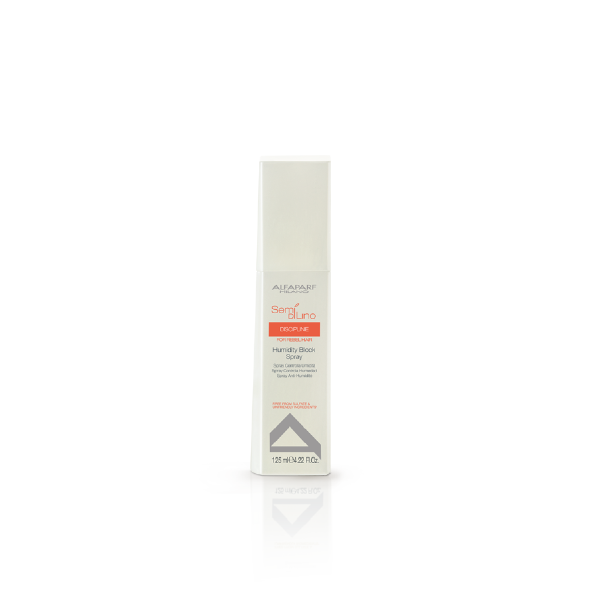 Изглаждащ спрей с масло от бадем ALFAPARF SEMI DI LINO HUMIDITY BLOCK SPRAY 125ml