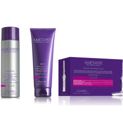 Комплект ампули, маска и шампоан за  боядисана коса FarmaVita Amethyste Color 2x250/10x10ml