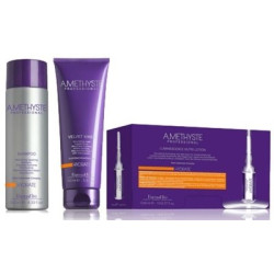 Комплект ампули, маска и шампоан за суха и изтощена коса FarmaVita Amethyste Hydrate 2x250/12x8ml